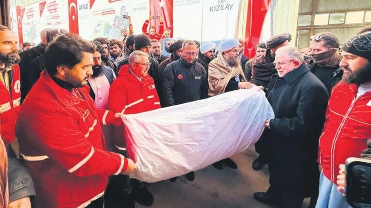 21’inci ‘İyilik Treni’ Afganistan’a ulaştı