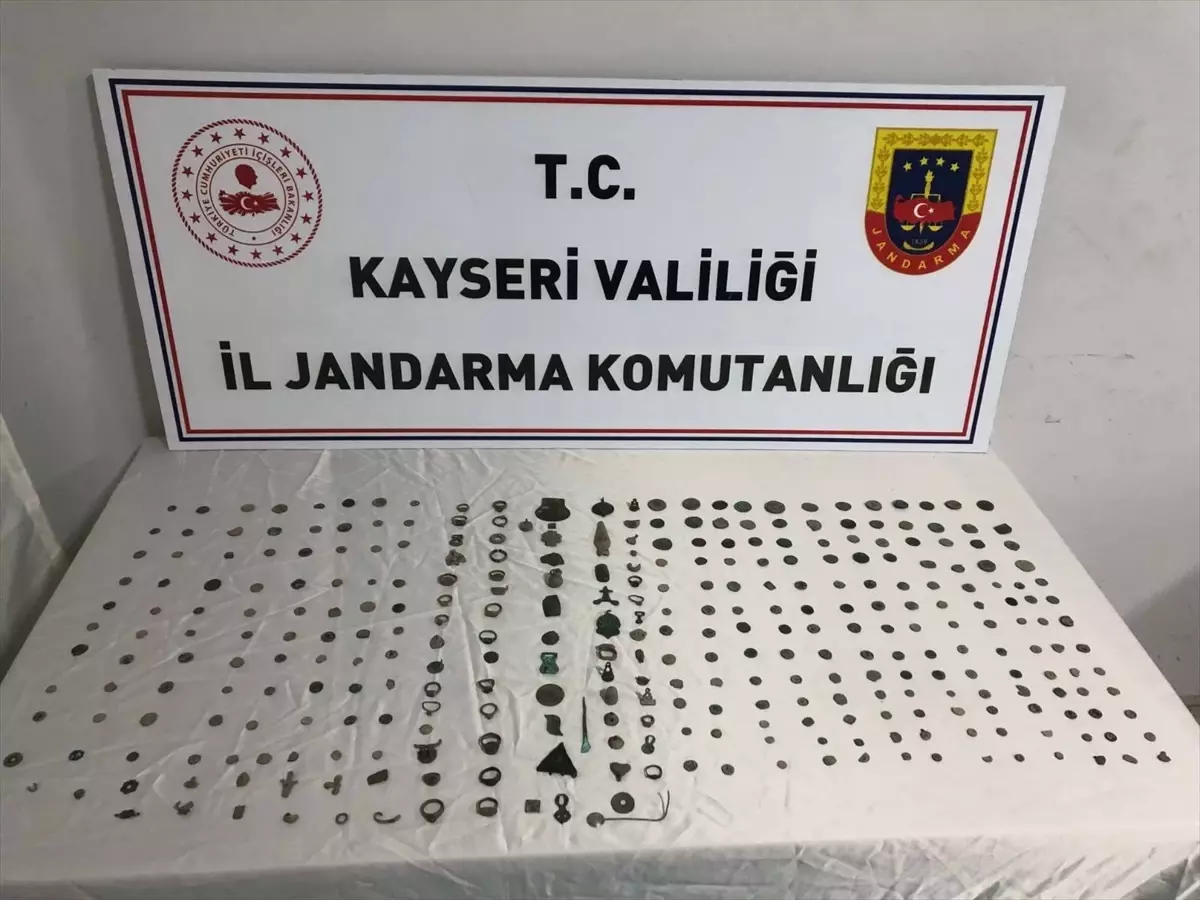 Kayseri’de Tarihi Eser Kaçakçılığı Operasyonu