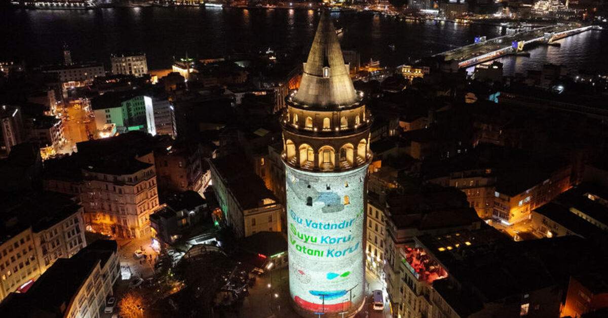 Galata Kulesi’nde su tasarrufuna dikkat çekildi